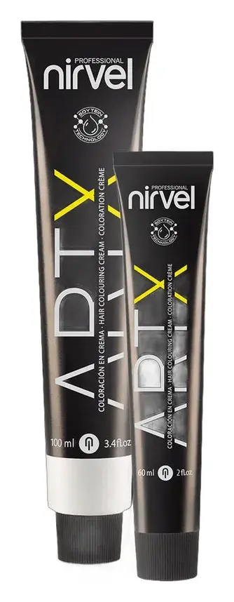 Nirvel Artx Permanent Coloring Cream Ashes Iridescent Professional Formula