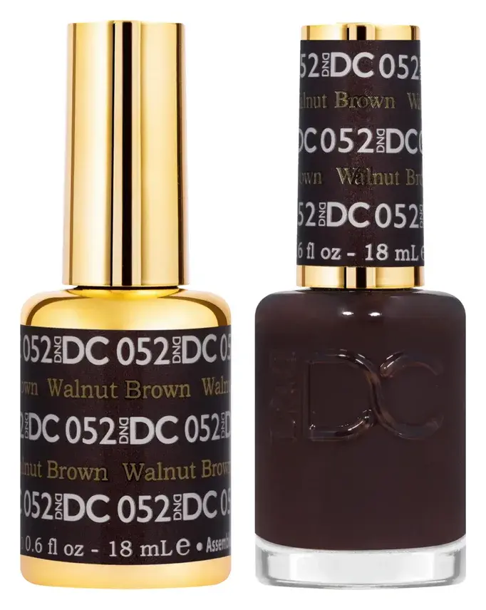 DND DC Gel & Lacquer Duo Walnut Brown #052