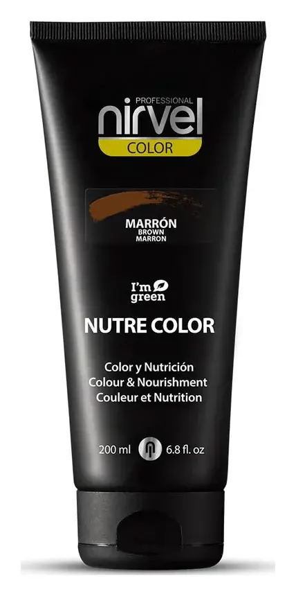 Nirvel Nutre Color Brown Semi-Permanent Hair Mask 200ml