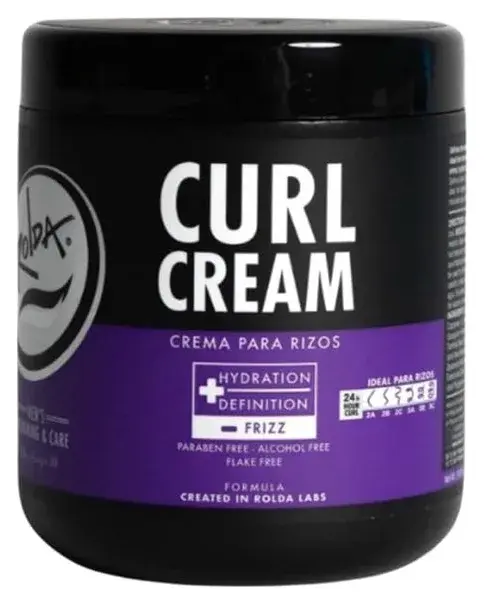 Rolda Curl Cream for Men Anti Frizz Curl Defining with Oil Blend 17.63 oz