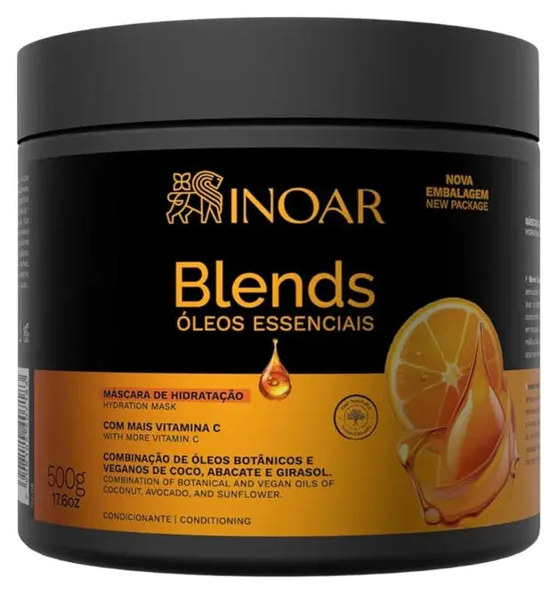 Inoar Blends Combing Cream with Vitamin C and Vegan Oils