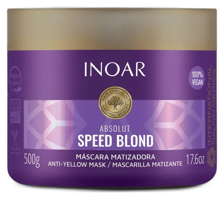 Inoar Absolut Speed Blond Anti-Yellow Hair Mask 500g