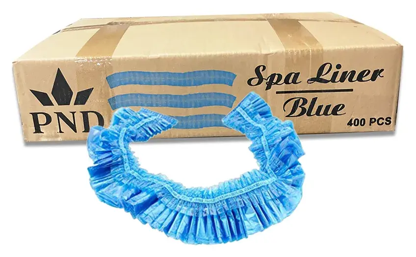 PND Disposable Pedicure Spa Liners Blue, Case of 400