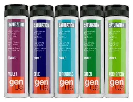 Genus Saturation Direct Hair Dye Gel Vitamin E Enriched