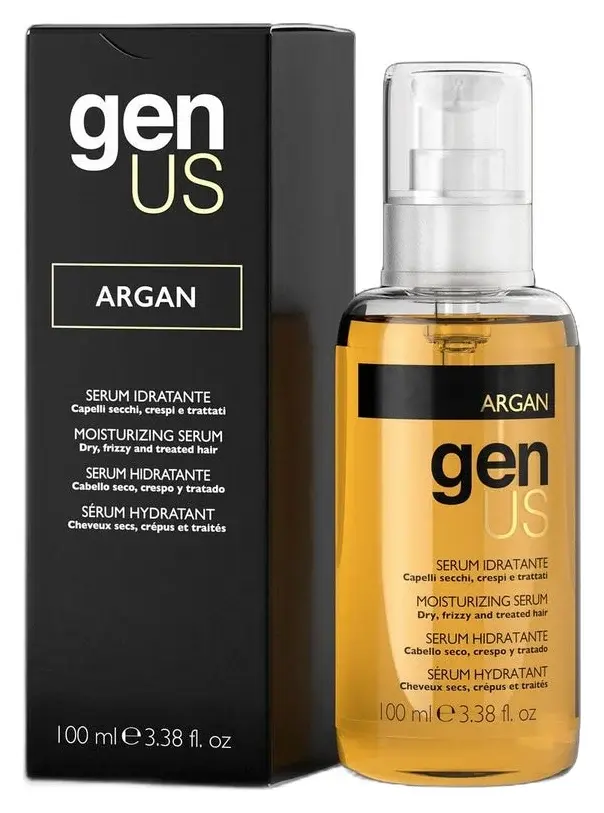 Genus Argan Moisturizing Serum for Dry and Frizzy Hair 100ml