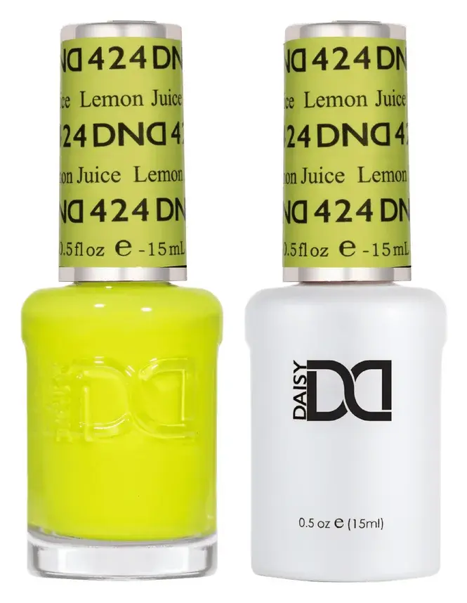DND Gel & Lacquer Duo Lemon Juice #424
