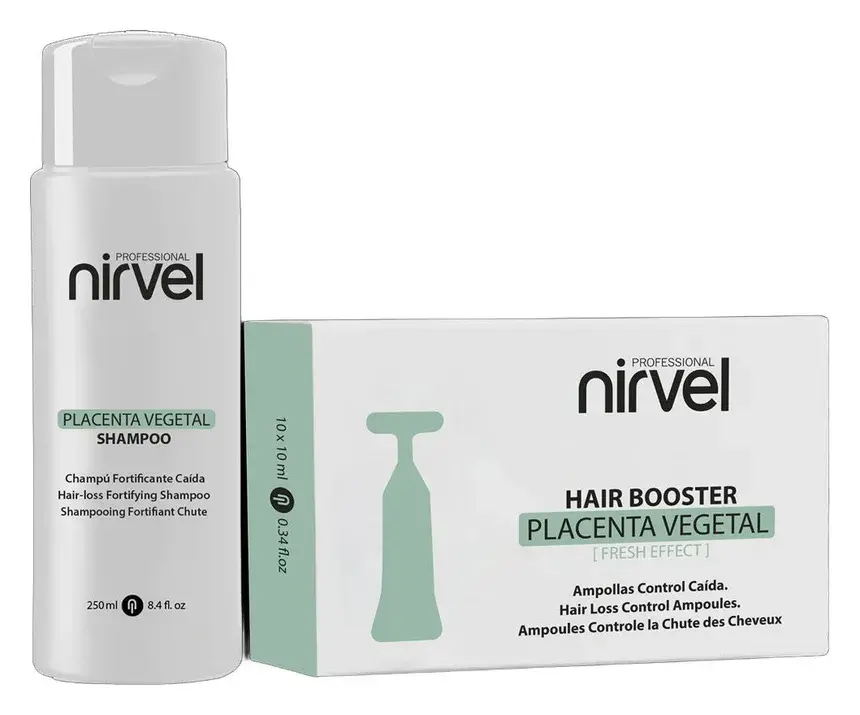Nirvel Professional Placenta Vegetal Hair Loss Treatment Pack