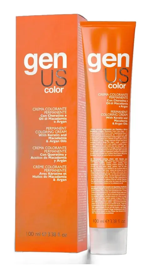 Genus Permanent Hair Color Cream with Natural Oils 100ml