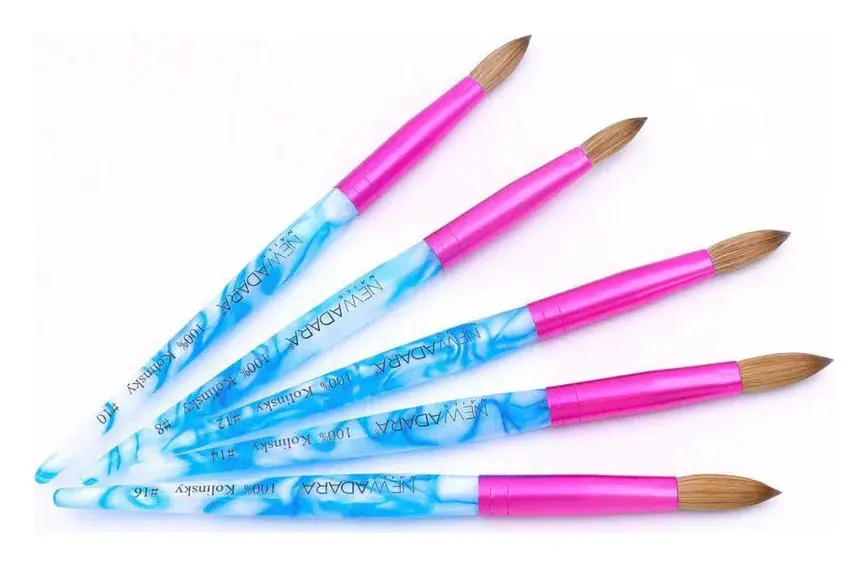 New Adara 100% Kolinsky Acrylic Brush