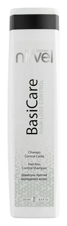 Nirvel BasiCare Hair-Loss Control Shampoo with Soy Peptones and Aloe