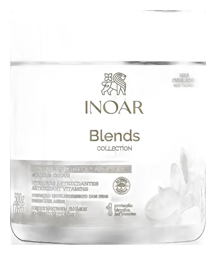 Inoar Blends Collection Antiaging Professional Leave-in Hair Cream 500g
