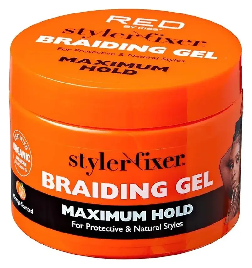 Red Braiding Gel Max Hold 6 oz. SBM01