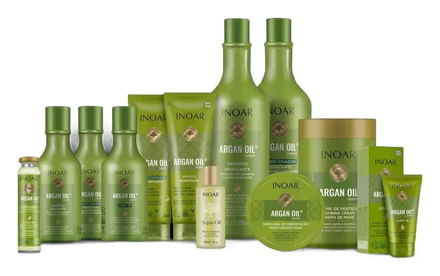 Inoar Argan Oil System Professional Hair Care Collection