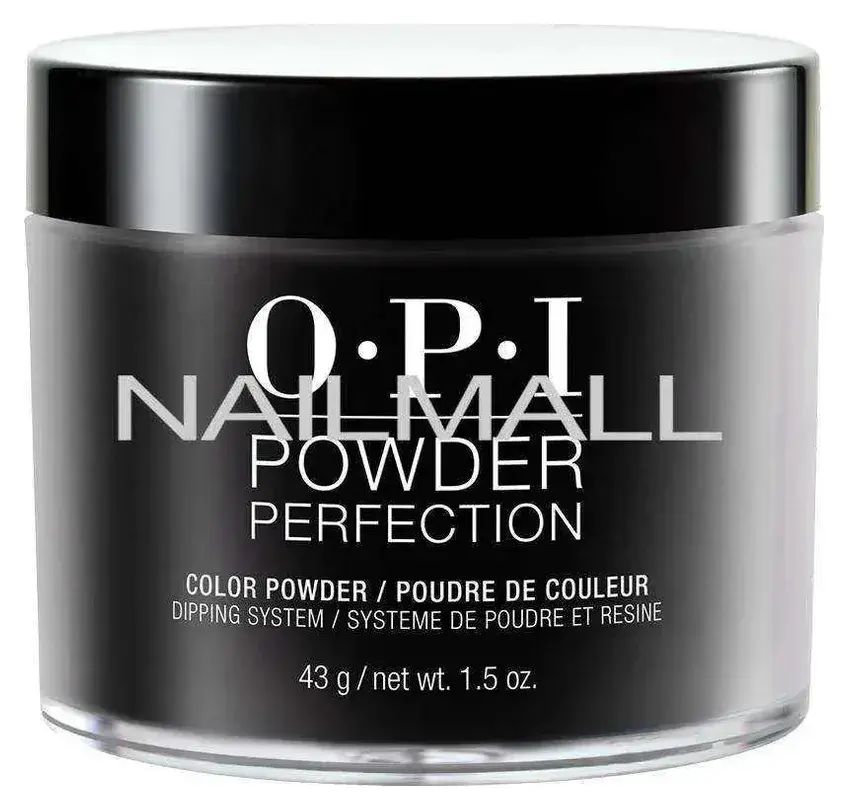 OPI Powder Perfection Dip Powder Black Onyx 1.5 oz DPT02
