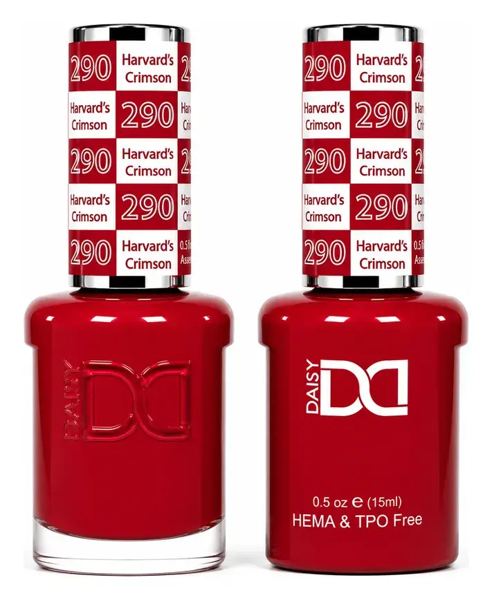 DND Gel & Lacquer Duo Harvard's Crimson #290