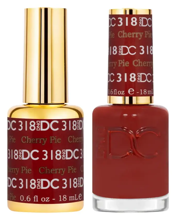 DND DC Gel & Lacquer Duo Cherry Pie #318