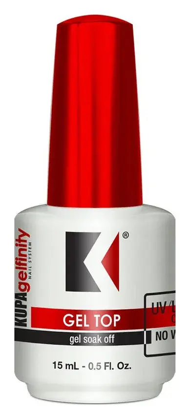 Kupa LED/UV Gel Top Coat No-Wipe 0.5 oz