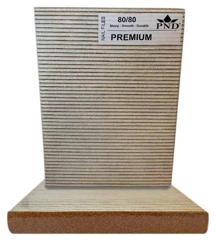 PND Premium Square Files Brown 80/80, Pack of 50