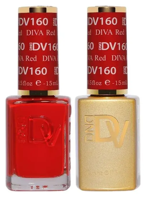 DND DIVA Gel & Lacquer Duo DIVA Red #160