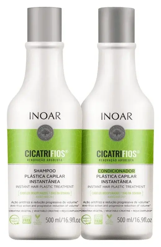 Inoar Cicatrifios Shampoo and Conditioner Kit 16.9 fl oz