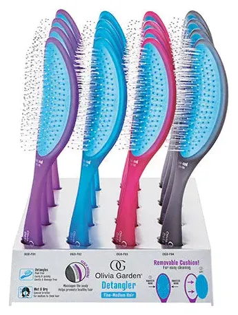 Olivia Garden OG Brush Detangler, Fine-Medium Hair