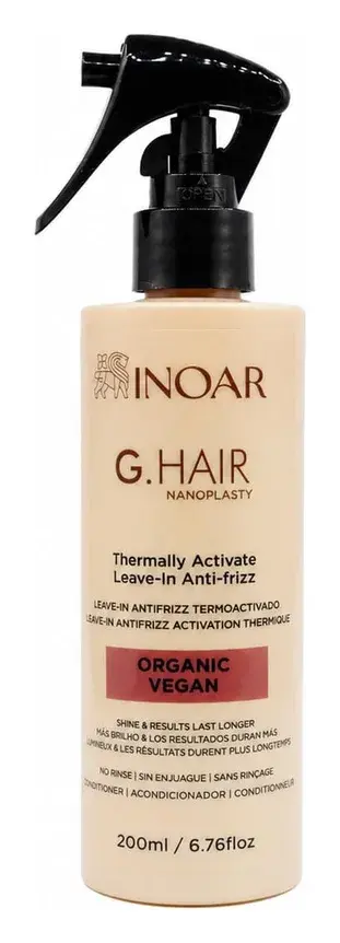 INOAR G.Hair Nanoplasty Leave-In Anti-Frizz Serum 6.76 fl oz