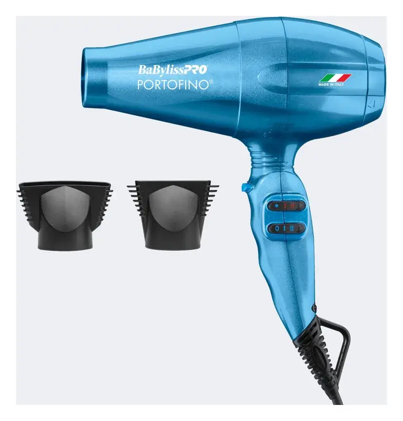 BaBylissPRO Nano Titanium Portofino 6600 Full-Size Dryer Blue BNTB6610N 2000W
