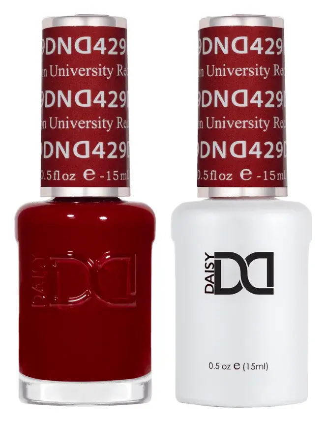 DND Gel & Lacquer Duo Boston University Red #429