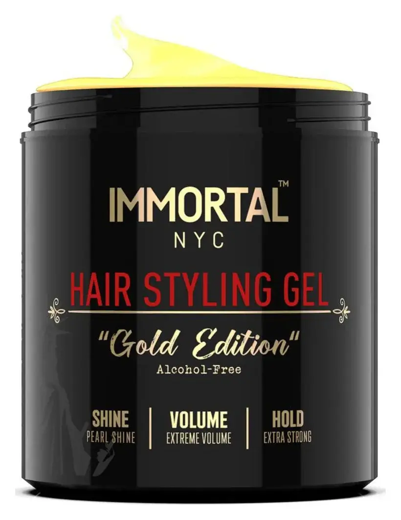Immortal Hair Styling Gel Gold Edition Strong Hold 1 lb