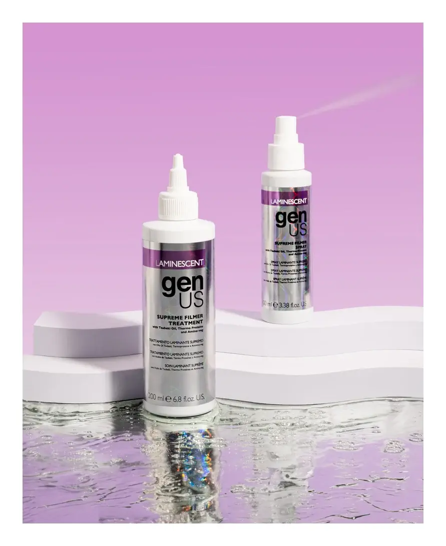 Genus Laminescent Hair Treatment and Spray Kit