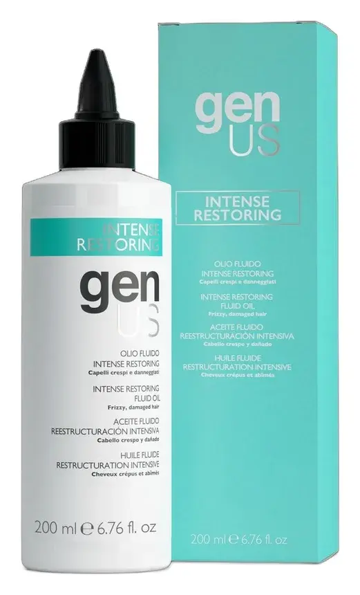 Genus Intense Restoring Fluid Oil 200ml for Frizzy Damaged Hair