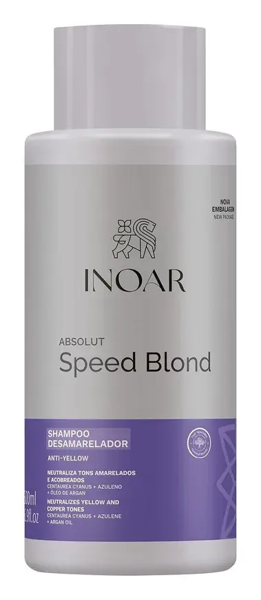 Inoar Absolut Speed Blond Shampoo with Argan Oil for Blonde Hair 800 ml