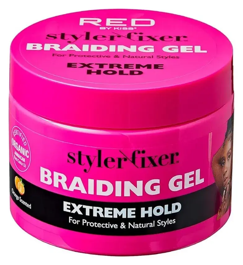Red Braiding Gel Extreme Hold SBE01