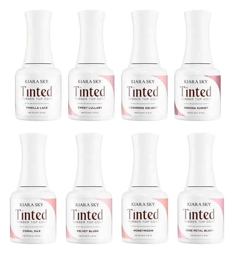 Kiara Sky Tinted Rubber Top Coat 0.5 oz