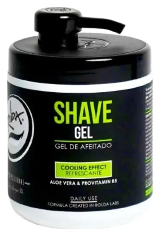 Rolda Refreshing Shave Gel for Men Sensitive Skin Clear Non-Foaming 17.6 oz