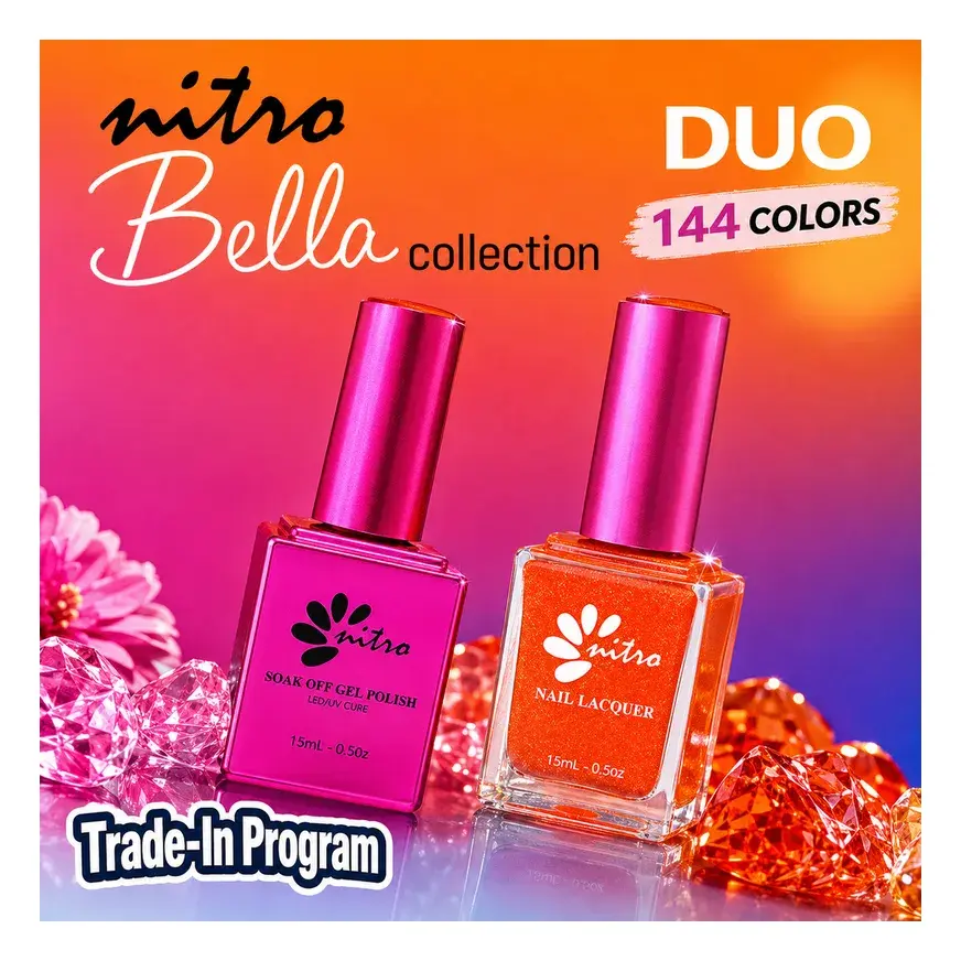 Nitro Bella Collection Duo Gel + Lacquer 0.5 oz