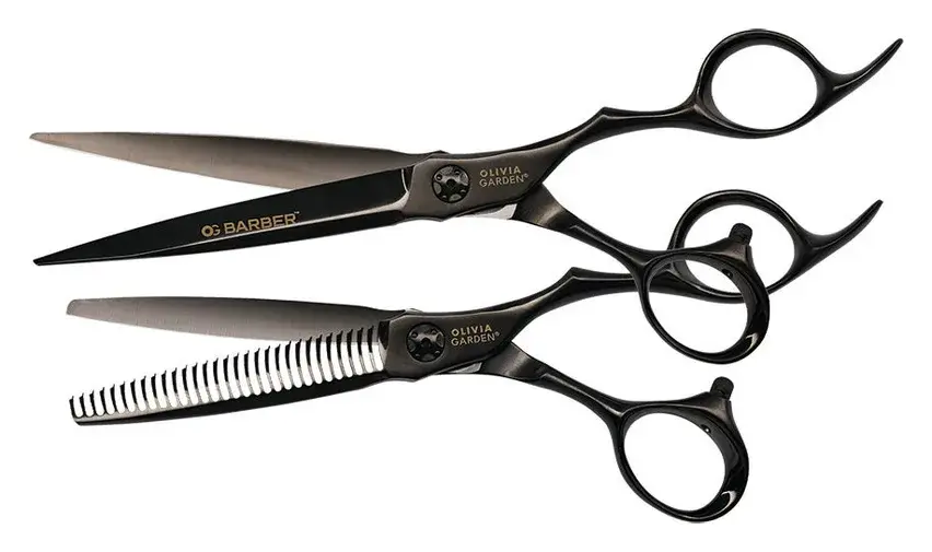 Olivia Garden OG Barber Shear & Thinner Intro Case Deal