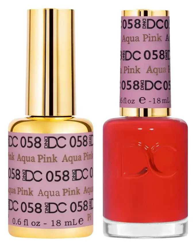 DND DC Gel & Lacquer Duo Aqua Pink #058