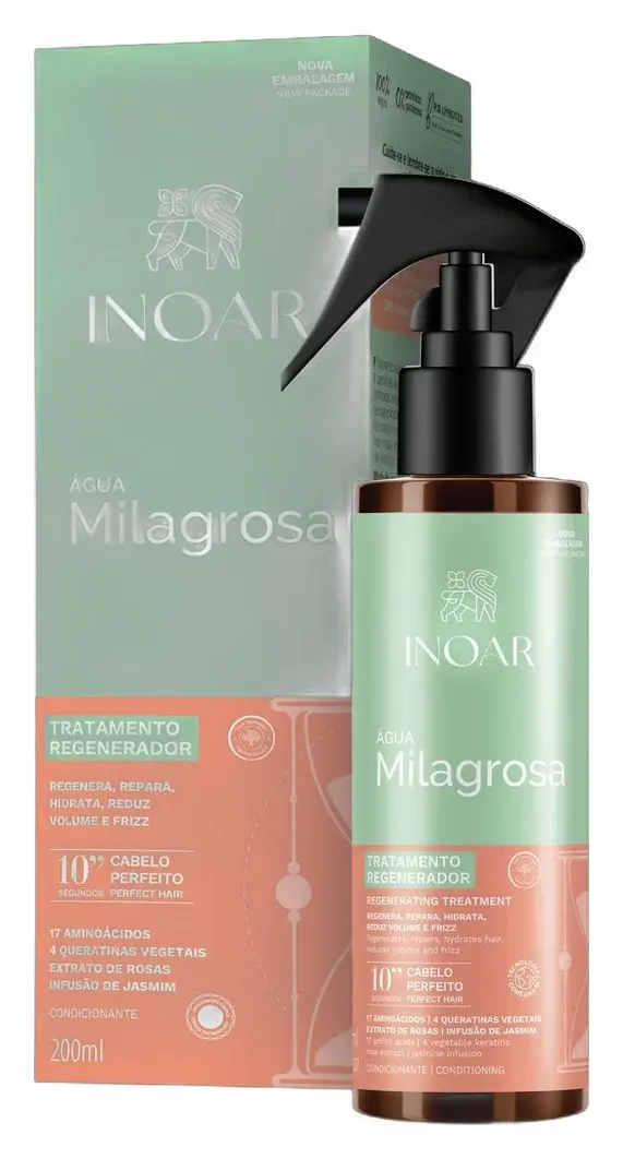 INOAR Agua Milagrosa Vegan Hair Treatment Spray 6.7 fl oz