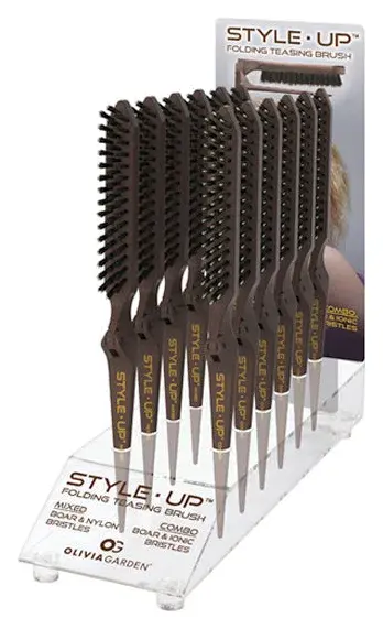 Olivia Garden Style-Up Folding Teasing Brush