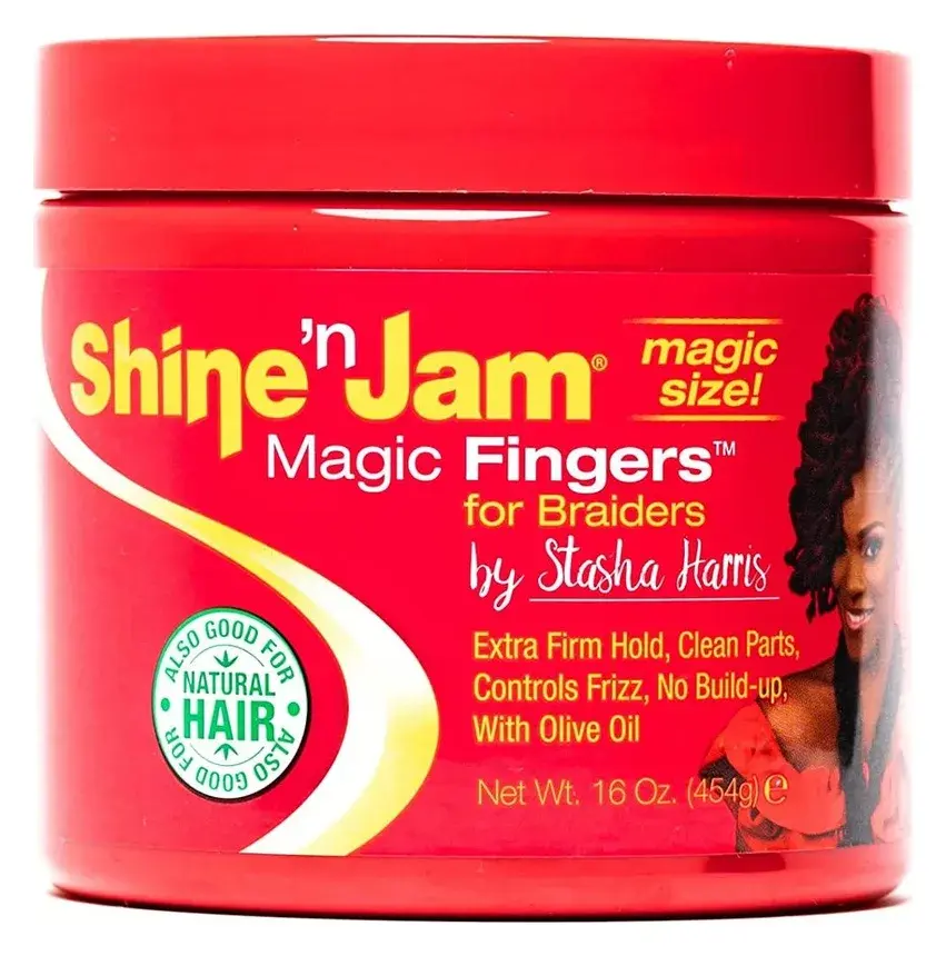 Shine'n Jam Magic Fingers Braiding Edge Control Gel 16 oz